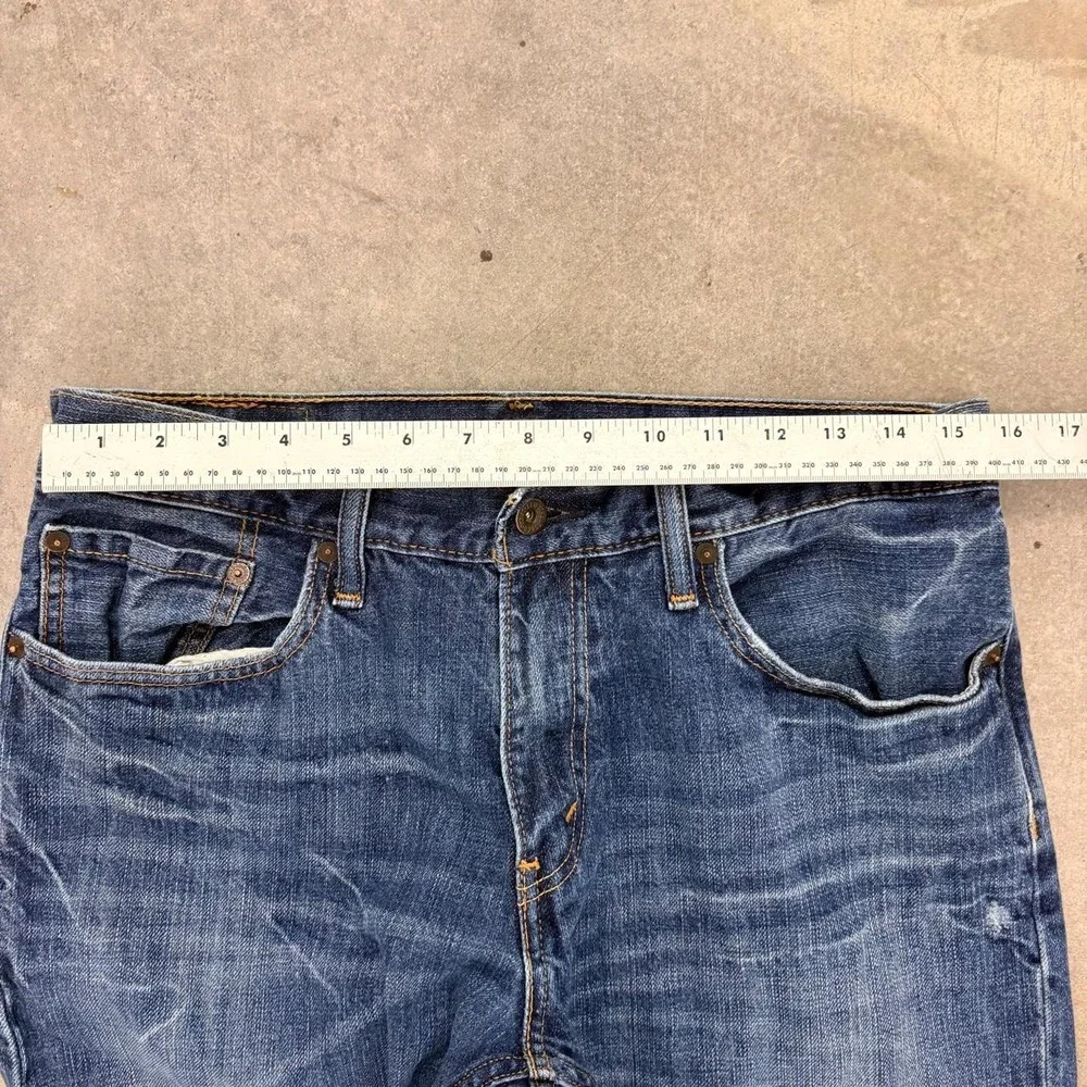 Levi's 514 Distressed 10% red tag Loose Straight Y2K Dark Wash Jeans
